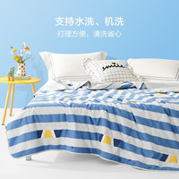 百丽丝 空调被子夏季夏凉被芯 单双人纯棉抗菌可水洗夏被薄被子 纯棉印花夏被 -克尔奈斯 200x230cm