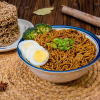 群艳葱油拌面0脂面饼带酱包免煮非油炸方便面泡面荞麦面大量 荞麦葱油拌面 2袋(带料包)