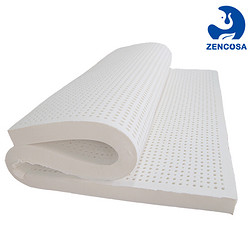 ZENCOSA 最科睡 泰国原装进口天然乳胶床垫榻榻米双人床垫可定制2.2米*2米*5厘米内外套