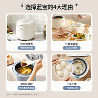 BLAUPUNKT/蓝宝 加厚陶瓷釉内胆 迷你电饭煲