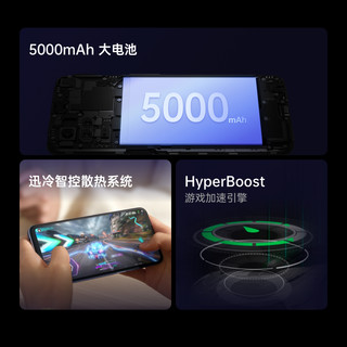 OPPO K9x 5000mAh长续航 黑曜武士 8GB+256GB 5G手机+Enco Air3 冰釉白套装