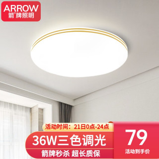  箭牌 ARROW 箭牌照明 吸顶灯led卧室灯北欧现代过道走廊玄关超薄灯饰中山灯具