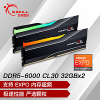 G.SKILL 芝奇 64GB(32Gx2) DDR5 6000 台式机内存