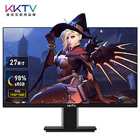KKTV 27英寸电竞显示器 1080p 165Hz 三微边设计 低蓝光爱眼 电脑办公显示器显示屏 K278G
