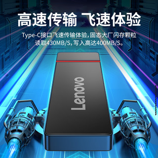 联想（Lenovo) 1TB 移动硬盘固态（PSSD） Type-c 接口 ZX2Mini系列  黑色
