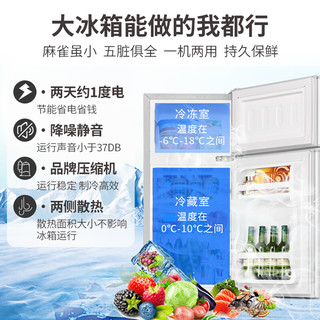 奥克斯 BCD-40K126L 一级能效 蓝色 40L 双门冰箱