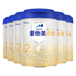 爱他美 卓傲较大婴儿配方奶粉 2段(6-12月龄) 800g*6罐 进口
