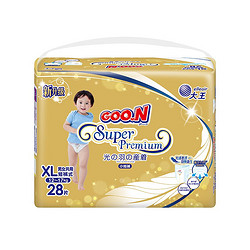 GOO.N 大王 光羽系列婴儿 小短裤 XL28片（12-17kg)
