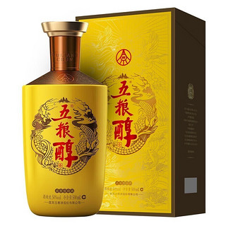 WULIANGYE 五粮液 股份公司出品 浓香型 粮食酿造 高度白酒  50度 五粮醇金装 500ml