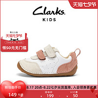 Clarks 其乐 童鞋春夏女童宝宝舒适轻便防滑可爱魔术贴学步鞋