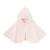 黑卡会员：MIKI HOUSE MIKIHOUSE日本制全棉轻盈亲肤可爱新生儿包被斗篷浴巾