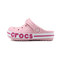 crocs 卡骆驰 儿童鞋粉色洞洞鞋休闲舒适沙滩鞋贝雅凉鞋潮 205100-606/糖果粉/贝雅卡骆班小克骆格款 C4/11.5CM