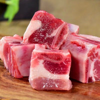 皇金蜜 新鲜美食食材 精选排骨粒 2000g