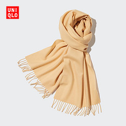 UNIQLO 优衣库 女装 羊绒围巾(披肩柔软 保暖) 450338