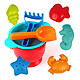 Hape 沙滩9件套玩具套装儿童挖沙戏水玩雪铲子小桶3-6岁男女孩儿童礼物
