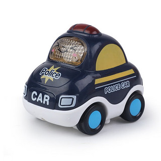 麋鹿星球 儿童小汽车玩具惯性警车男女孩宝宝汽车模型耐摔礼物玩具 随机1款