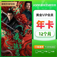 爱奇艺VIP黄金会员年卡 12个月