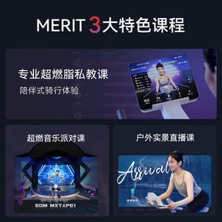 MERACH 麦瑞克 动感单车家用竞速配置智能磁控运动健身器材室内自行车 MR-S02W1