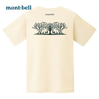 mont·bellT恤男23春夏新款短袖户外运动休闲圆领棉质短袖2104710 IV XL