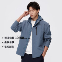NORTHLAND 诺诗兰 男士防泼单层户外冲锋衣NWJDH5101E 远空蓝色 180/XL