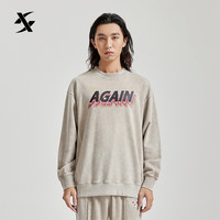 XTEP 特步 陆仙人同款丨特步少林联名卫衣男女秋冬新款满印针织套头衫