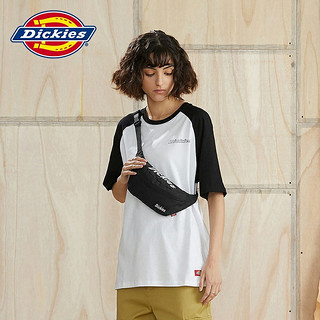 Dickies 帝客 腰包 男女同款情侣胸包 经典百搭休闲便捷单肩随身小背包DK010553 黑色