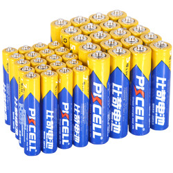 PKCELL 比苛 碳性电池 5号/7号电池 共40节