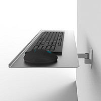 昊雄 壁挂键盘托架旋转伸缩可调节工业显示器键盘支架挂墙键盘鼠标托挂架子 PO-1-1/PKB/一节臂
