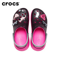 Crocs卡骆驰芭比泡芙洞洞鞋户外包头拖鞋厚底女鞋凉鞋|208819
