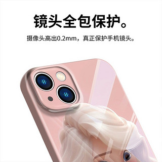 苹果/华为/OPPO/vivo/小米卡通艾莎公主iPhone14手机壳菲林硬壳女