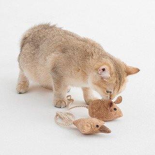 无印良品 MUJI 猫用玩具 软木鼠 小 宠物用品