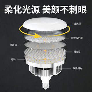 摄影怪兵器 led摄影灯补光灯摄影棚器材 打光常亮柔光灯箱 拍照灯箱