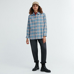 优衣库女士衬衫_uniqlo 优衣库 女装法兰绒格子衬衫多少钱-什么值得买