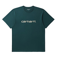 carhartt WIP 男士Logo刺绣T恤 CHXTES231022KGRD