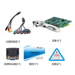 TCHD Video 天创恒达TC-5C0N1高清采集卡HDMI DVI SDI VGA全接口电脑图像会议录制SDK