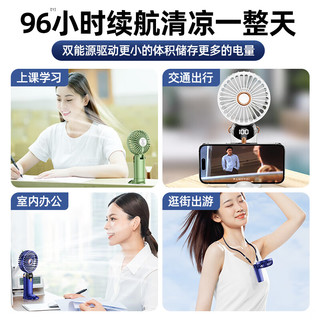 原蛇 小风扇手持小型随身便携式usb充电大风力迷你办公室学生宿舍手拿儿童轻音电风扇
