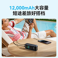 Anker 安克 Prime安克130W充电宝超级快充12000毫安大容量充电宝户外便携适用于macbook苹果手机带屏显