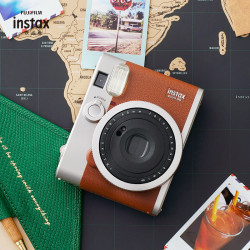 INSTAX FUJIFILM 富士 INSTAX mini90 拍立得 (86x54mm) 棕色