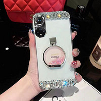 HUAWEI 华为 nova9手机壳9pro奢华香水瓶支架NAML00透明壳水钻9se全包女