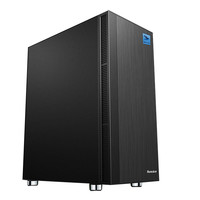 航嘉（Huntkey）超凡机箱（主动吸音降噪设计师机箱/面板翻门/拉丝商务风格/支持ATX/独立电源仓高效散热）