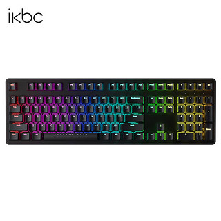 ikbc RGB键盘机械键盘rgb游戏键盘 cherry 红轴