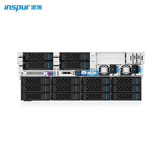 INSPUR 浪潮 NF5466M6机架式4U服务器 大容量高密度 2颗6330/1024G/36*18T/9361/双千双万含模块/1300W双电