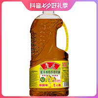 抖音超值购：luhua 鲁花 低芥酸特香菜籽油900ml×1瓶食用油 非转基因 物理压榨 桶装