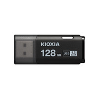 PLUS会员：KIOXIA 铠侠 128GB USB3.2 U盘 U301隼闪系列 黑色