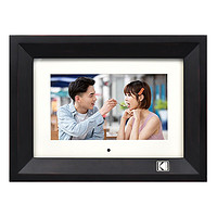 Kodak 柯达 708C 数码相框7英寸高清电子相册智能桌面照片视频播放器 黑色