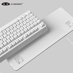 MageGee GK980  薄膜键盘 98键有线连接键盘  白色七彩