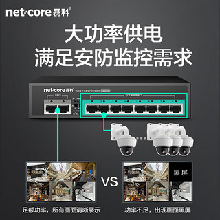 netcore 磊科 SG2010P 10口千兆POE交换机