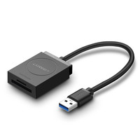 UGREEN 绿联 读卡器sd卡tf多二合一usb3.0高速接口多功能电脑车载手机存储内存卡大卡转换器通用单反相机