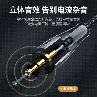  UGREEN/绿联 多声道 数码数字光纤音频线  3米