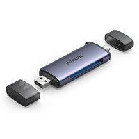UGREEN 绿联 USB3.0高速多功能读卡器typec转换CFast2.0存储卡电脑otg手机两用适用于D4/D5/D6单反相机D850